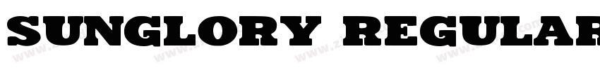 sunglory Regular字体转换
